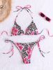 New Style Bikini European And American Style Printed Leopard Print Triangle Cup Sexy Two Piece Bikini Swimsuit For Women_ecoleips.com