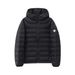 Women's Lightweight Hooded Down Jacket With 90% White Duck Feather Filling, Slim Fit Short Puffer Coat For Students, Unisex Winter Outerwear_ecoleips.com