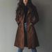 Western-Style Suede Trench Coat For Women – Long Lapel Duster Jacket (Timeless Vintage, All-Season Layering Essential)_ecoleips.com