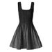 Women's Clothing Spring And Autumn New Style Temperament Silver Silk Waist Slimming Suspender Dress Light Mature Style Knitted Short Skirt_ecoleips.com
