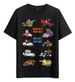Women's T-Shirts Tshirt Muscle Freaks Wacky Races Cartoon Style Cars_ecoleips.com