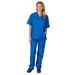 Women's New Solid Color Pocket V-neck Nursing Work Clothes Nursing Clothes Nurse Clothes Two-piece Set For Women_ecoleips.com