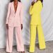 Women's Clothing Women's Fashion Casual Suit Sets Spring Autumn Professional Suits Long Sleeve For Formal & Casual For Women_ecoleips.com