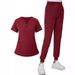 Women's Clothing V Neck Long And Short Sleeves Dental Hospital Nurse Uniform Medical Washing Clothes Suit_ecoleips.com
