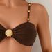 Women's Clothing New Swimsuit Female Sexy Solid Color Sling Tube Top Bikini Bikini Beach Vacation Swimsuit Female_ecoleips.com