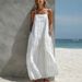 Women's Sleeveless Casual Resort Midi Dress – Summer Beach Vacation Gown 2026_ecoleips.com