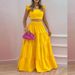 2026 Foreign Trade European And American Women's Clothing Spring New Style Solid Color Sexy Strap Long_ecoleips.com