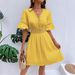 2026 European And American Women's Clothing Summer New Style Spliced Lace Fashion V-neck_ecoleips.com
