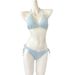 Women's Clothing Split Four Piece Bikini Long Sleeved Small Fresh Floral Hot Spring Pure Sexy Holiday Swimsuit_ecoleips.com