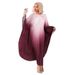 Women's Clothing Autumn And Winter Style Elegant And Fashionable Pullover Cape Bat Sleeve Dress_ecoleips.com