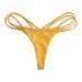 Women's Clothing Sexy Swimsuit New Bikini Solid Color Chest Bow Biki Nail Pants_ecoleips.com