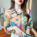 Aria Basics Aria Basics European American Cross-border Foreign Trade Printed Shirt For Women, New Spring And Autumn Loose Long-sleeve Top,_ecoleips.com