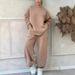 Women's Casual Lounge Set – Oversized Hoodie & Joggers (Fall/Winter Essentials, Streetwear Style, 6 Colors, S-Xxxl, Polyester-Spandex Blend)_ecoleips.com