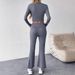 WG165 European And American High-waisted Peach Butt-lifting Quick-dry Flared Yoga Pants With A Naked Feel, Comfortable_ecoleips.com