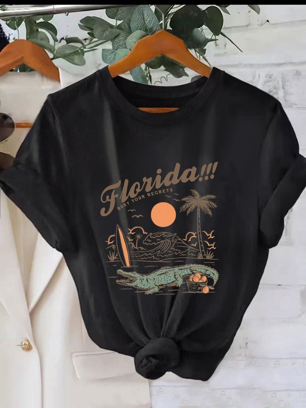 Oversized Streetwear T-Shirt - Soft Brushed Milk Silk Tee With All-Over Print (Relaxed Fit) Breathable_ecoleips.com