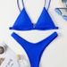 Women's Clothing Solid Color Split Three Point Bikini Sexy Beach Vacation Bikini Female_ecoleips.com