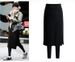 Women’s Clothing thin velvet thickened leggings skirt two piece one piece pants warm trousers casual pants_ecoleips.com