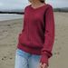 Diyun European And American Fashion Casual Solid Color Base Sweater Knitted Women's Clothing 2025 Autumn_ecoleips.com