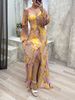 Pleated Maxi Dress – Botanical Drapes For Marrakech Rooftops & Berlin Gallery Nights_ecoleips.com