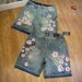 Aria Basics Aria Basics European And American Cross-border Foreign Trade Women's Denim Shorts Y2k Cherry Blossom Embroidery_ecoleips.com