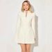 European American Sexy Short Dress For Women Slim A-Line Skirt Solid Color Single-Breasted Elegant Fashion 2025 Design_ecoleips.com