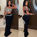 Women's Clothing New Solid Color Navel Baring Hot Diamond Off Shoulder Tube Top Vest Half Length Skirt Suit_ecoleips.com
