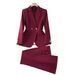 Women's Clothing Professional Suit Set Autumn Style Receptionist Business Manager Work Uniform Formal Jacket_ecoleips.com