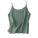 Italian Export Linen Camisole, Suitable For Layering Or Wearing Alone, Sleeveless Top, Slimming, Cotton-linen, Beautiful_ecoleips.com