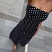 Women's Polka Dot Print Dress Sleeveless Strapless Slimming Waist European American Style Summer New 2026_ecoleips.com