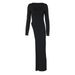 European American Cross-border Women's Clothing 2025 Autumn And Winter New Fashion Street Style Round Neck Long Sleeve_ecoleips.com