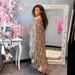 K New Fashion Cloak Top Women's Loose Wide Leg Pants Casual Two Piece Set_ecoleips.com