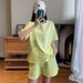 Women's Clothing Summer Suits Leisure Short Sleeved Shorts Sports Comfortable Two Piece Suit_ecoleips.com