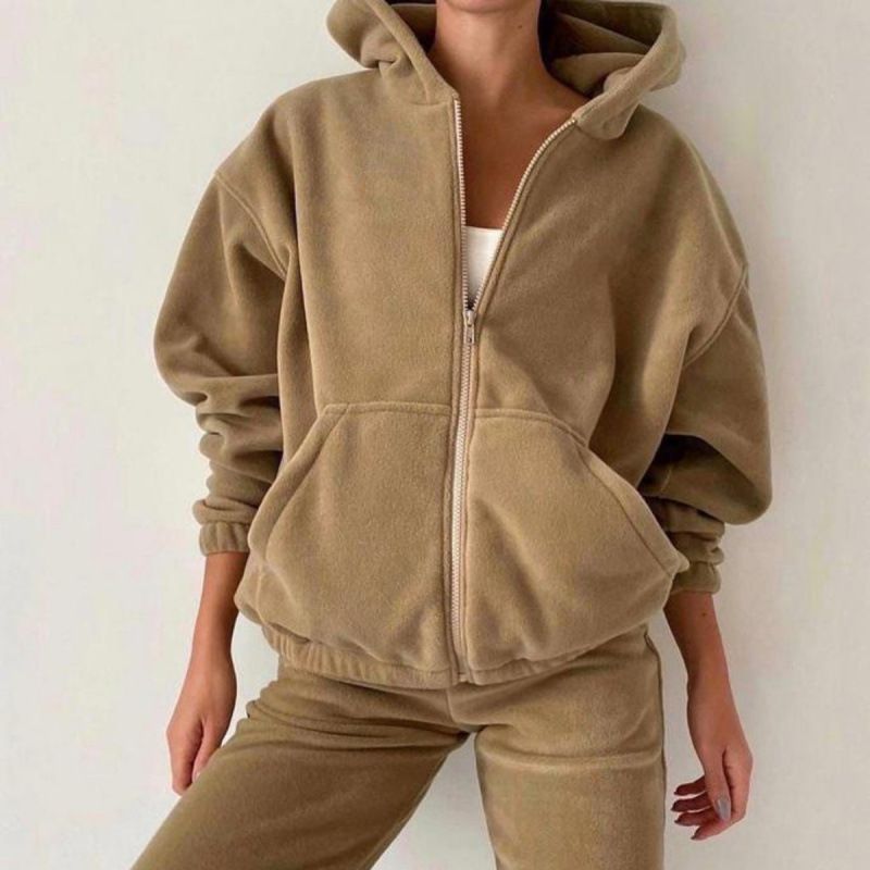 Autumn And Winter Women's Fashion, Sportswear And Casual Sweatshirt Sets_ecoleips.com