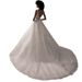 V Neck Sleeveless Bride Main Wedding Dress New Slim Temperament Light Wedding Dress_ecoleips.com