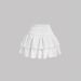 White Collar Bow Multi-Layer Cake Hem Short Skirt Versatile Half Skirt European And American Style Summer Women's Clothing_ecoleips.com