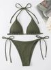Women's Clothing New Sexy Big Breast Bikini Small Fresh Swimsuit Female Gathered Slim Small Chest Split Swimsuit_ecoleips.com