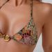 Women's Clothing American Style Push-Up Bikini Set Two-Piece Swimsuit For Small Breasts Spring Resort Wear Sexy Vacation Polyester_ecoleips.com