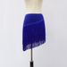 K Latin Dance Skirt Adult Half Body Skirt Tassel Short Skirt Women's Set Square Dance Adult Tassel Irregular Skirt_ecoleips.com