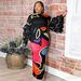 European And American Style Women's Fashion Print Dress Feather Patchwork Miyake Pleated 11003 Cross Border E Commerce Amazon_ecoleips.com