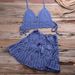 Women's Clothing Hand Hook Bikini Chest Wrap With Sexy All Match Hollow Pleated Skirt Split Swimsuit _ecoleips.com