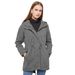 New Cotton Hooded Trench Coat Women's Spring And Autumn Coat Large Size Loose Solid Color Coat_ecoleips.com