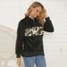 Small Fresh And Light Temperament Women's Top Cross-border Autumn And Winter Long-sleeved Camouflage Sweater_ecoleips.com