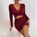 Autumn New Long-sleeved Dress High Waist And Thin Versatile Hip Skirt Autumn And Winter Dress_ecoleips.com