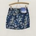 Women's Clothing Blue Printed Denim Skirt For Women, New Summer Style, High Waist, Slimming, Anti Exposure Floral A Line Hip Short Skirt_ecoleips.com
