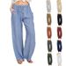 Women's Vintage Cargo Pants 90s Retro Streetwear With 6 Pockets Relaxed Fit | Easy-Care Polyester S-3XLTrendy Workwear For Casual Outfits_ecoleips.com