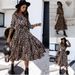 Women's Clothing Long Sleeved Leopard Print Dress Autumn Winter Popular Clothing Effortless Summer Elegance_ecoleips.com