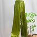 Purple Velvet Wide-leg Pants For Women, New Spring And Autumn High-waisted Versatile Slim-fit Casual Pants, Simple Long_ecoleips.com