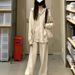 New Suede Hooded Running Sports Style For Women, Spring Loose-fitting Casual Top And Pants Two-piece Set_ecoleips.com