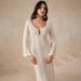 Women's Clothing Beach Skirt For Women Solid Color Sexy Knitted Beach Bikini Swimsuit Cover Up Dress_ecoleips.com