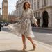 French Retro Slimming Dress for Women Sexy Lace Trim High-End Feel Tie Waist Autumn Dress_ecoleips.com